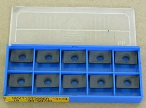 10 PCS KORLOY COATED INSERT NCM310K APKT15T308ER-X134 - Picture 1 of 6