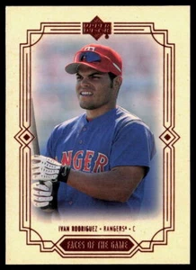 Ivan Rodriguez 2000 Upper Deck #F17    Faces of the Game - Picture 1 of 2