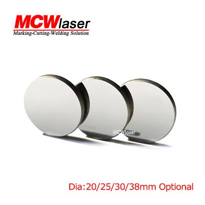 MCWlaser Mo Mirror Reflection Dia: 25mm 3PCS For CO2 Laser 40W -150W