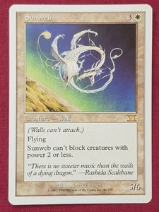 Magic The Gathering 6TH EDITION SUNWEB white card MTG SIXTH - Picture 1 of 2
