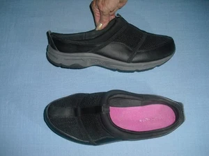 Easy Spirit Argyle Damen-Pantoletten Clog Größe 11 W schwarz - Bild 1 von 3