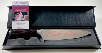Cuchillo de cocina firmado por Nick Castle Halloween utilería Michael Myers autógrafo certificado de autenticidad JSA Foto 1 de 4