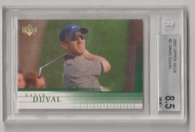 2001 Upper Deck #2 David Duval BGS 8.5 - Image 1 of 2