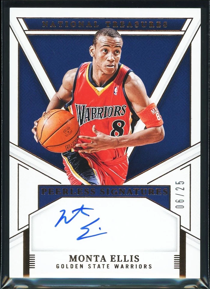 Monta Ellis 2024-25 Panini National Treasures #PS-ELL Bronce Peerless Automático/25 Foto 1 de 2