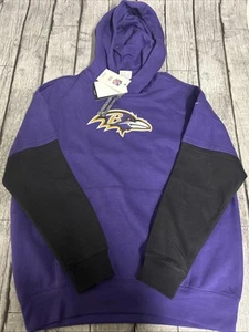 NWT Women’s Nike Baltimore Ravens Hoodie Small Purple Oversize Fit Sweatshirt - Picture 1 of 9