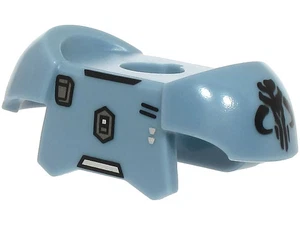 LEGO® Part 78643pb03 - Minifigure Armor SW Mandalorian Mythosaur (Paz Vizsla) - Picture 1 of 1