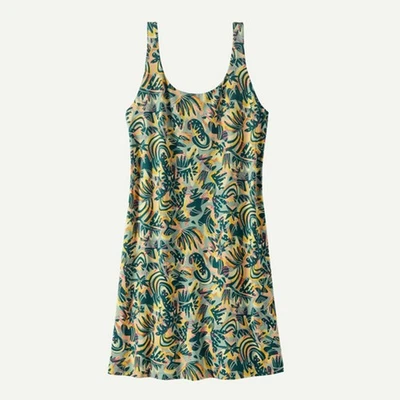 Patagonia Women's Maipo Dress Wild Botanist Tidal Teal size XS  - Image 1 of 4