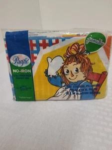 Vintage Pacific Raggedy Ann & Andy Juvenile Standard Pillowcase NIP - Imagen 1 de 4