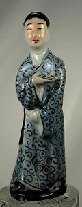 ANTIQUE PORCELAIN WOMAN (GEISHA?) FIGURINE HAND PAINTED MADE IN CHINA - Picture 1 of 6