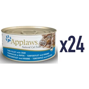 Applaws Cat Can Tuna With Crab Complete Cat Food 24 Cans - Picture 1 of 1