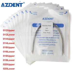 10Bag Dental Orthodontic Super Elastic Round Arch Wire Oval Form Stainless Steel - Picture 1 of 15