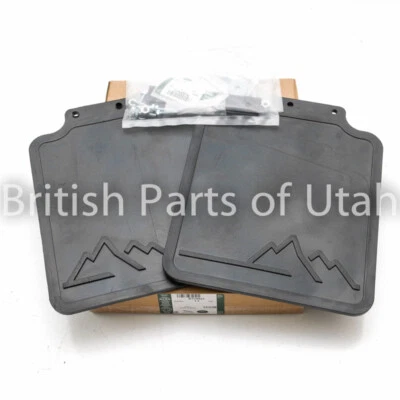 Land Rover Discovery 1 kit de para-lamas traseiros protetores contra respingos esquerda direita original do fabricante - Imagem 1 de 4
