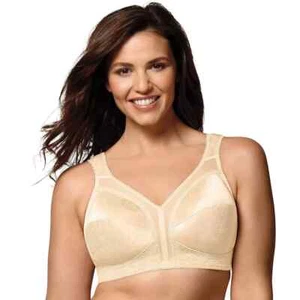 Playtex 18 Hour Ultimate Shoulder Comfort Wireless Bra Women's 52D Natural Beige - Picture 1 of 13