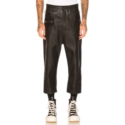 NWT RICK OWENS Keyring Astaire Jeans Coatd Black Size 31 $920 - Image 1 of 4