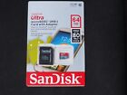 SanDisk Mobile Ultra 64GB micro SDXC Class 10 Memory Card 80Mbps NEW Adapter