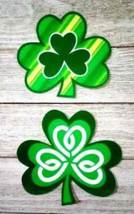 clover shamrock wall safe sticker 3 inch - Picture 1 of 2