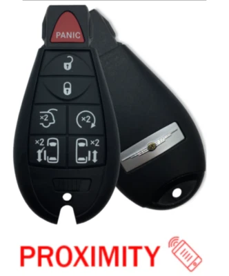 全新 KEYLESS GO FOBIK 适用于克莱斯勒 Town & Country 2008 - 2016 IYZ-C01C A+++ — 第 1/4 张图片