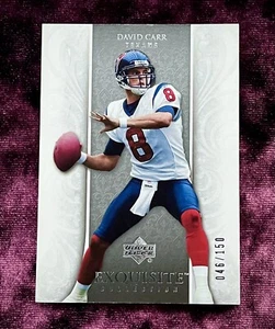 David Carr 2006 Upper Deck Exquisite /150 MINT Texans Jersey Fresno Derek Stroud - Picture 1 of 4