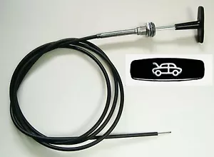 Triumph TR5 & Triumph TR6 "T" Handle Bonnet Pull Cable, RTC2647 - Picture 1 of 1