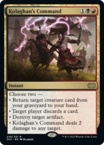 [1x] Kolaghan's Command - Foil Near Mint, English Double Masters 2022 MTG Magic - Picture 1 of 1