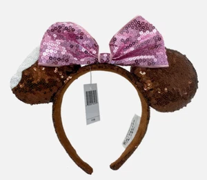Disney Parks Resort Chocolate Exclusive Ice Cream Bar Minnie Ears Headband 2022 - Picture 1 of 7