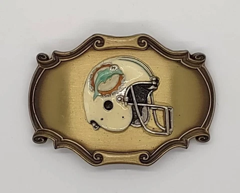 Vintage Miami Dolphins Belt Buckle Cover