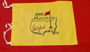 Phil Mickelson Golf Autographed Signed 2006 MASTERS Pin Flag Winner JSA - Picture 1 of 3