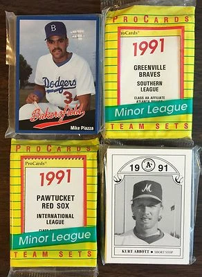 1991 Pro Cards EDMONTON-Angels  Minor League Complete Team Set UNOPEN  E5020724 - Image 1 of 2