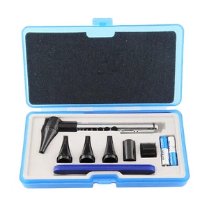 Stainless Steel High-quality Otoscope Otoscope Ophthalmoscope Oral Mirror Set - Imagen 1 de 4