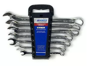 Llave combinada JRSDRIVE 7pc Set SAE 5/16 "-3/4", rack, acabado de espejo CRV - Imagen 1 de 7
