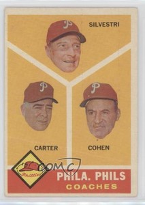 1960 Topps Andy Cohen Ken Silvestri Dick Carter #466 Rookie RC
