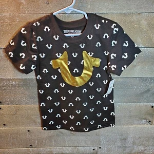 NWT TRUE RELIGION Graphic Print Long Sleeve t-Shirt Boy's Sz 4t NEW - Picture 1 of 3