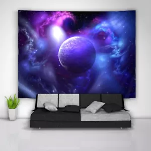 Space Star Wandteppich Kunst Wandhängesofa Tisch Bettbezug Poster - Bild 1 von 11
