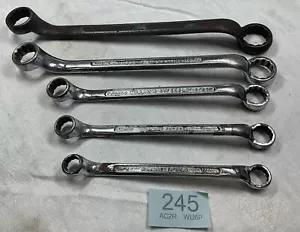 5 Williams Superslim Spanner Vintage Tool Wrench 3/4 7/8 11/16 9/16 5/8 1/2 7/16 - Picture 1 of 18