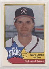 1989 CMC AAA All-Stars Mark Lemke #18 Rookie RC