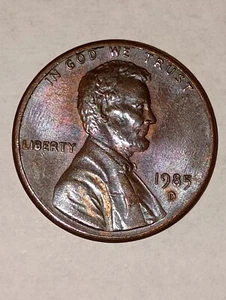1985-D Lincoln Memorial Penny - Picture 1 of 4