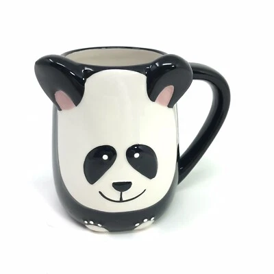 TAG Oso Panda Blanco y Negro Taza de Café 3D Zoo Bosque Animal Taza de Té Usada en Excelente Condición Foto 1 de 4