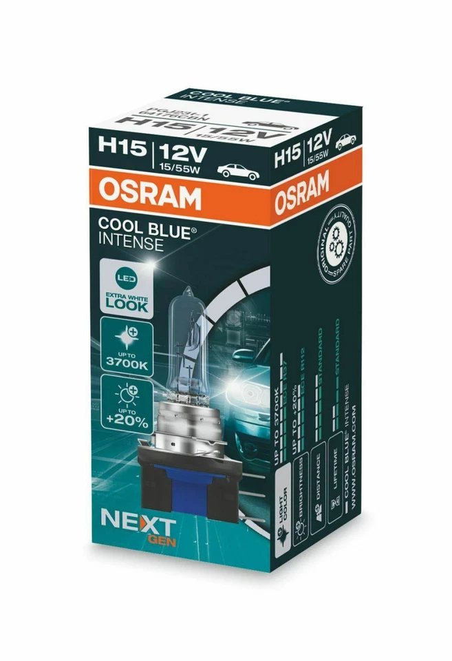 H15 64176CBN (single bulbs) INTENSE NEXTGEN 5000K OSRAM 12V - Image 1 of 1