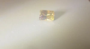 1.1 CTS NATURAL EARTHMINED SPHENE EMERALD CUT FROM SRI LANKA - Bild 1 von 2