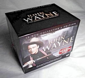 John Wayne & The Legends Of The Wild West 10 DVD Collectors Edition - Picture 1 of 5