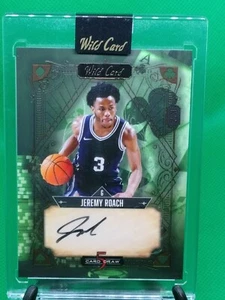 Jeremy Roach 2024 Comodín 5 Cartas Draw Verde Automático RC # 2/3 Duke Blue Devils - Imagen 1 de 3