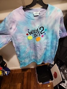 Inside Out 2 Disney Pixar Movie Promo T-Shirt Galaxy Tie-Dye Size XL - Picture 1 of 5