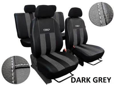 FUNDAS DE ASIENTO FORD KA+ MK3 2017-2020 CUERO ARTIFICIAL Y ALICANTE Foto 1 de 4