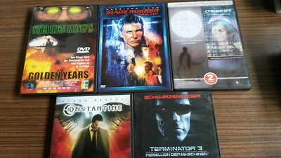 5 TOP-DVD´s STEPHEN KING BLADE RUNNER (orig) CONSTANTINE CYBERSPACE TERMINATOR 3 - Bild 1 von 4