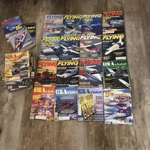 Huge Aviation Airplane Magazine Lot Of 45 - 1990’s Flying, Plane & Pilot, + More - Bild 1 von 17