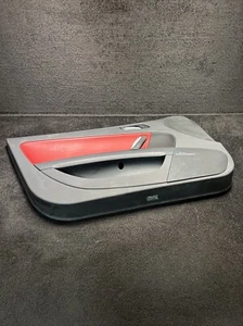 2009 Audi TTS Front Left Interior Door Panel Red OEM - Picture 1 of 18