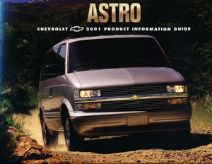 2001 Chevrolet Astro Van 16-page Product Information Guide Brochure - Cargo - Picture 1 of 1