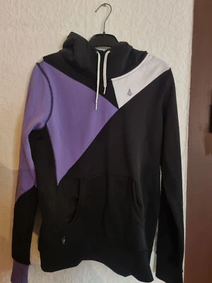 Volcom Pullover Damen schwarz/weiß/lila Größe M - Bild 1 von 2