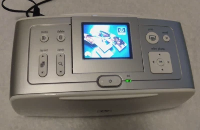 HP Photosmart 385 Digital Photo Inkjet Printer Open Box w/Cords & Manual - Image 1 of 4