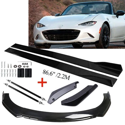 For Mazda Miata MX-5 NA NB Front Bumper Lip Spoiler Side Skirts Rear Lip - Image 1 of 4